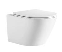 Унитаз-компакт безободковый ЛИБЕРТИ AQ1999T-00, 500*360*350 мм, смыв TORNADO Aquatek фото в интернет-магазине Русалия