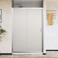 Душевая дверь City VDS-5CT100MT, 1000, хром, стекло текстурное Vincea фото в интернет-магазине Русалия