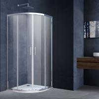 Душевой уголок Alpha VSQ-3AL800CL, 800*800, хром, стекло прозрачное Vincea фото в интернет-магазине Русалия