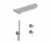 Душевая система Remer X Style INOX SSX93PS02MMCA, нержавеющая сталь фото в интернет-магазине Русалия