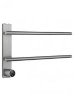 Полотенцесушитель электрический WONZON & WOGHAND NÜRNBERG, Брашированный никель (WW-AL342-BR) фото в интернет-магазине Русалия