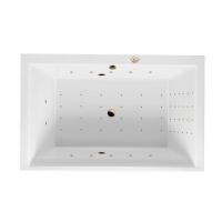 Гидромассажная ванна EXCELLENT Crown Lux 190x120 "NANO" (золото) WAEX.CRO19.NANO.GL фото в интернет-магазине Русалия