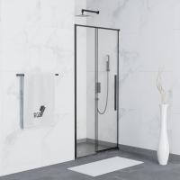 Душевая дверь RGW SV-12B 1500, стекло прозрачное, профиль черный фото в интернет-магазине Русалия