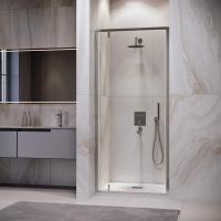 Душевая дверь RGW LE-102 800, стекло прозрачное, профиль хром фото в интернет-магазине Русалия