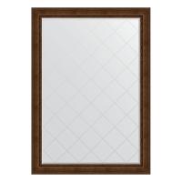 Зеркало настенное с гравировкой EVOFORM в багетной раме состаренная бронза с орнаментом, 137х192 см, BY 4515 фото в интернет-магазине Русалия