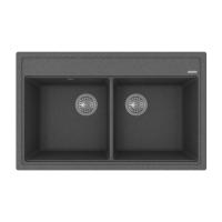 Кухонная мойка Florentina ЛИПСИ 20.370.E0820.102, черный фото в интернет-магазине Русалия
