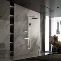 Душевая стойка Inspire VSFS-3I11W с изливом, 30см верх душ, белый Vincea фото в интернет-магазине Русалия