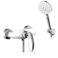 Смеситель для душа Groсenberg GB9001WC, белый/хром фото в интернет-магазине Русалия