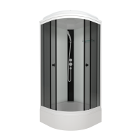 Душевая кабина Грэй-Вайт 90*90 А (7 мест+сифон D50, декор.крышка) Щ0000067300 Тритон фото в интернет-магазине Русалия