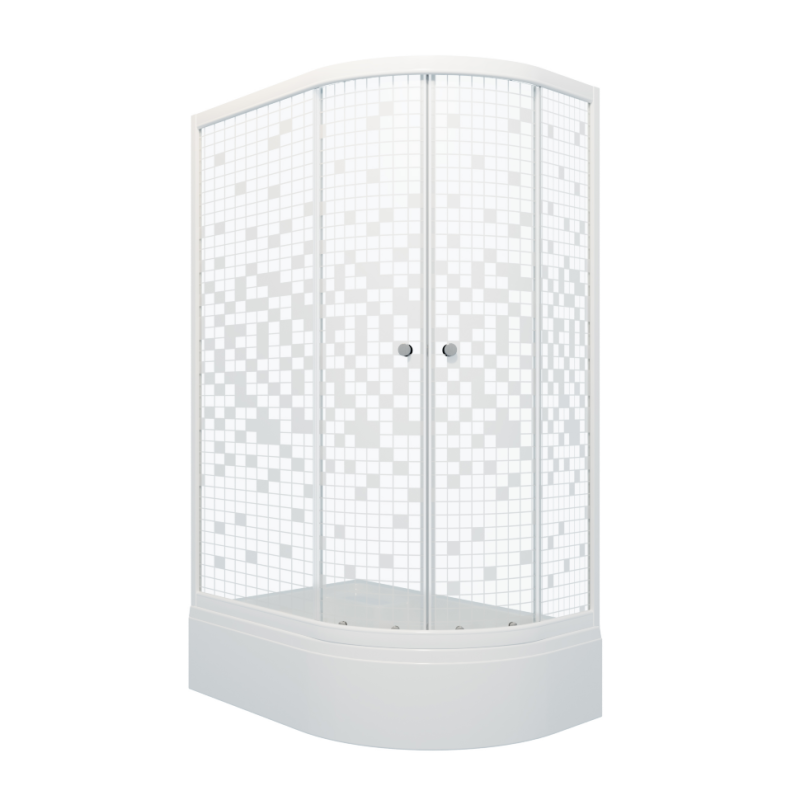 Душевой уголок Коралл 120*80 В лев. (2 места+сифон D50) Тритон Щ0000061782