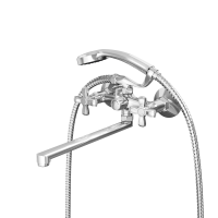 Смеситель для ванны с длинным поворотным изливом RUSH Bianki (BI7650-51) фото в интернет-магазине Русалия