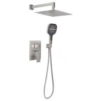 Душевая система встраиваемая (без излива) Hansberge H6070NK, никель фото в интернет-магазине Русалия