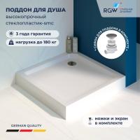 Душевой поддон RGW SMC-C-088W 800x800 фото в интернет-магазине Русалия