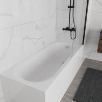 Ванна акриловая Vincea VBT-2B170-LG с ножками 1700*700*480, пристенная, цвет белый фото в интернет-магазине Русалия