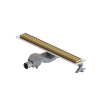 Душевой лоток Premium Linear 60см, нерж.сталь МАТ. ЗОЛОТО 982-60-MG Boheme фото в интернет-магазине Русалия