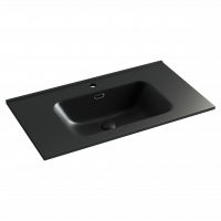 Умывальник накладной прямоугольный (цвет Черный Матовый) Element 810*465*180мм CN7005MB Ceramica Nova фото в интернет-магазине Русалия