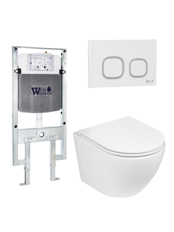 Комплект AMBERG 497 ST + MERZBACH 043 GL-WT + AMBERG RD-WT WeltWasser