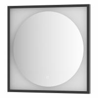 Зеркало  в багетной раме с LED-подсветкой настенное ECLIPSE DEFESTO 70x70 см, DF 2232S фото в интернет-магазине Русалия