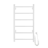 Электрический полотенцесушитель Аврора белый  DMT 109-6 40х80 БЕЛ EK R фото в интернет-магазине Русалия