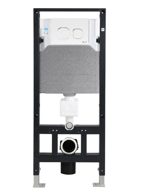 AMBERG 506 WT Инсталляция для унитаза. Белая кнопка WeltWasser