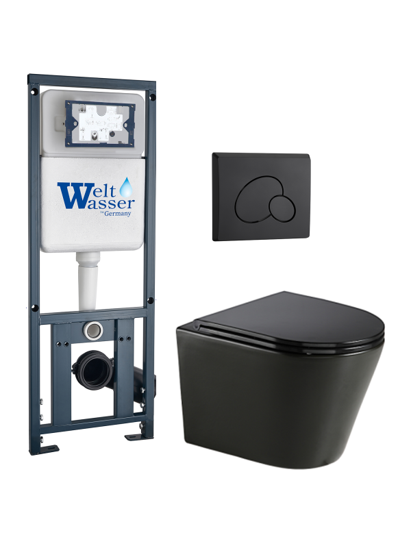 Комплект MARBERG 410 + SALZBACH 043 GL-BL + MAR 410 RD MT-BL WeltWasser