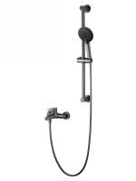 Смеситель для ванны с душевым гарнитуром WONZON & WOGHAND ALFA, Темный графит (WW-AE3205-BGG) фото в интернет-магазине Русалия