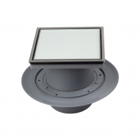 Точечный трап Pestan Confluo Standard 15х15 White Glass (13000098) фото в интернет-магазине Русалия