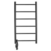 Электрический полотенцесушитель Классик  черный DMT 109-6 40x81 ЧРН EK L фото в интернет-магазине Русалия