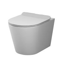 Унитаз подвесной AM.PM Sunny C85C1701SC безободковый с сиденьем микролифт фото в интернет-магазине Русалия