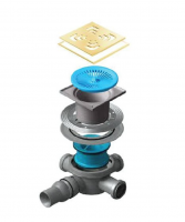 Точечный трап Pestan Confluo Standard 15х15 Square Mask Gold (13000146) фото в интернет-магазине Русалия