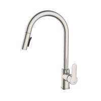 Смеситель IDDIS для кухни с выдвижным изливом сталь Cuba (CUBSTP0i05) фото в интернет-магазине Русалия