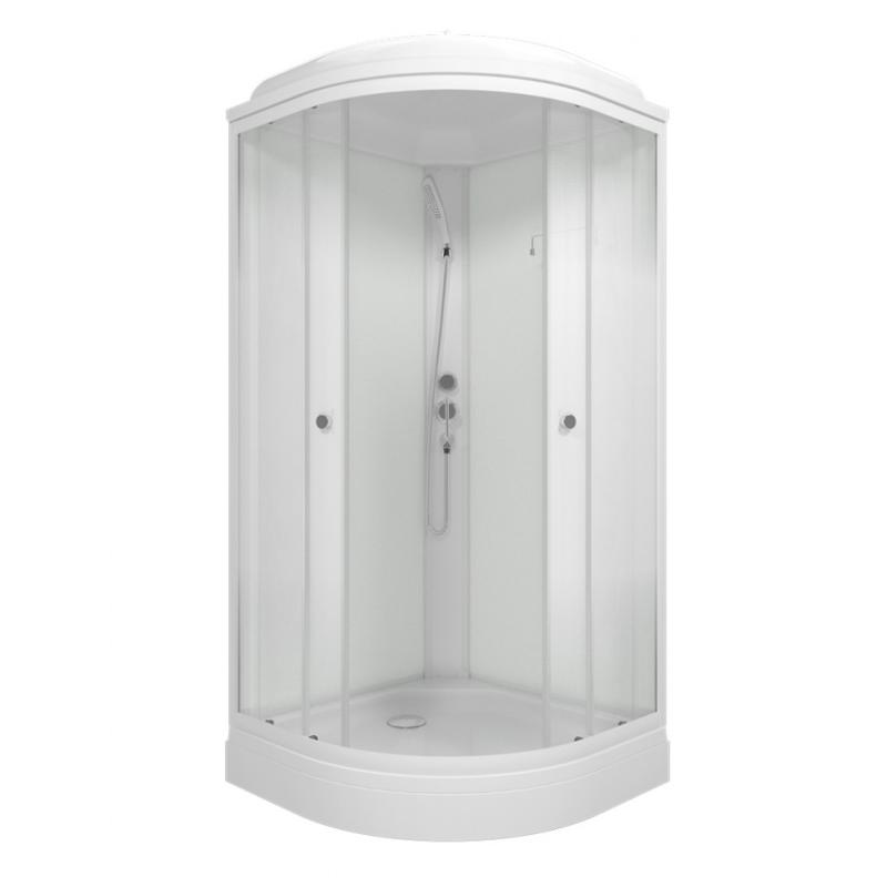 Душевая кабина Лайт 100*100 А (7 мест+сифон D90мм) Щ0000061831 Тритон