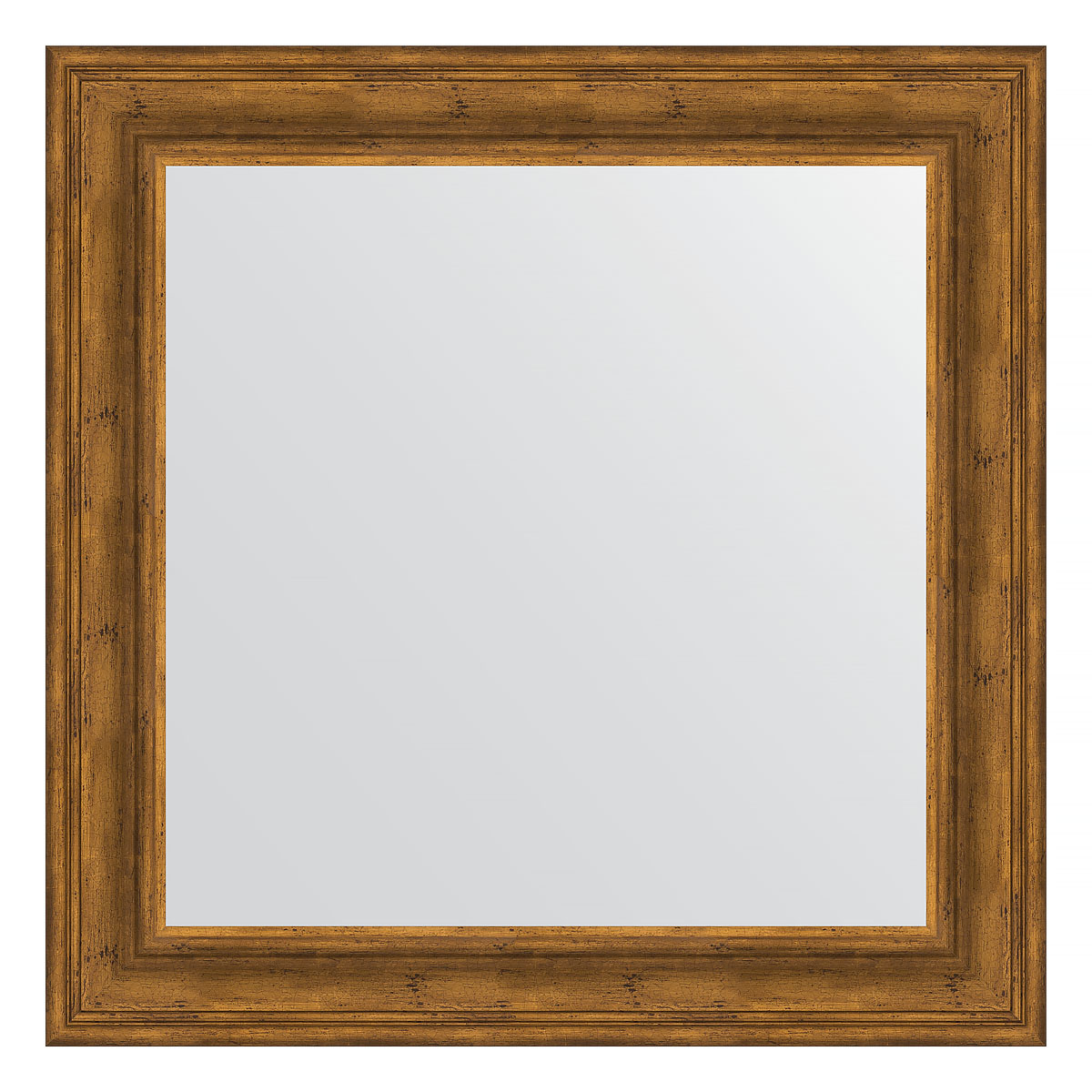 Зеркало настенное EVOFORM в багетной раме травленая бронза, 82х82 см, BY 3253