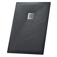 Поддон каменный прямоугольник графит (90*120*2,5) Strong GR-S290120Q Grossman фото в интернет-магазине Русалия