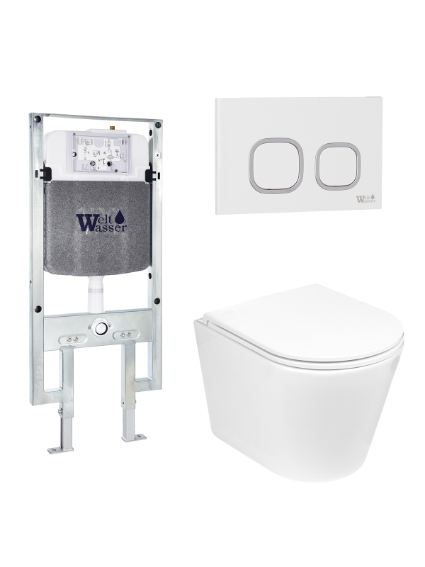 Комплект AMBERG 497 ST + SALZBACH 043 GL-WT + AMBERG RD-WT WeltWasser