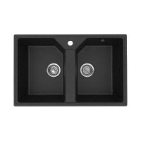 Кухонная мойка Maretti Kitchen KT770-BL, черный фото в интернет-магазине Русалия