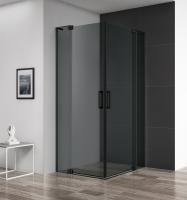 Душевой уголок CEZARES SLIDER-AH-2-70/80-80/90-GRIGIO-NERO фото в интернет-магазине Русалия