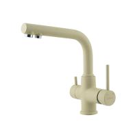 Смеситель для кухни Lemark COMFORT с подключением к фильтру питьевой воды, цвет: бежевый (LM3061PBG) фото в интернет-магазине Русалия