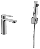 Смеситель для раковины BELZ с гигиенической лейкой хром (B12713) фото в интернет-магазине Русалия