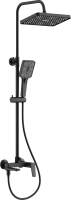 Душевая система BELZ черный (B24715-7) фото в интернет-магазине Русалия