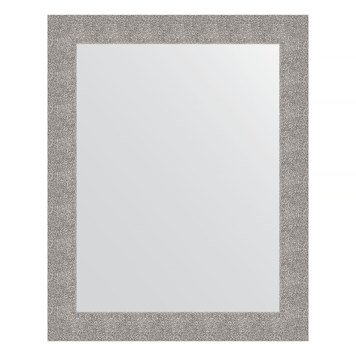 Зеркало настенное EVOFORM в багетной раме чеканка серебряная, 80х100 см, BY 3279