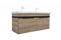 COMFORTY. Тумба-умывальник "Дуэт-125" дуб натуральный с рак. Гармония-125 фото в интернет-магазине Русалия