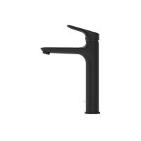 770250301 Jupiter, смеситель для умывальника высокий, черный фото в интернет-магазине Русалия