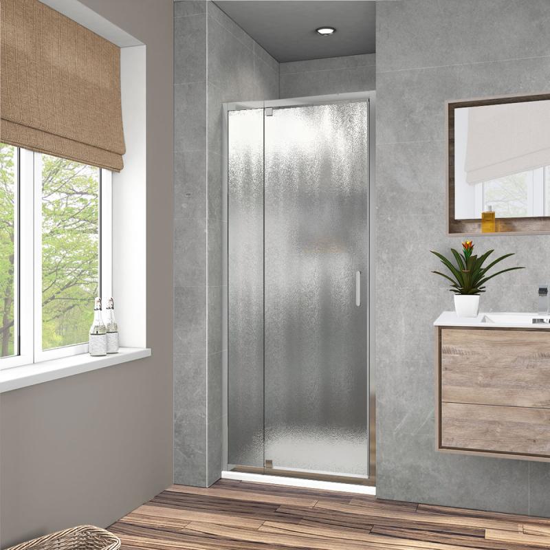 Душевая дверь Intra VDP-1I9010CH, 900/1000, хром, стекло шиншилла Vincea