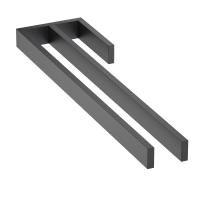 Полотенцедержатель двойной Timo Petruma черный (15252/03) фото в интернет-магазине Русалия