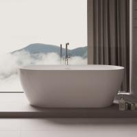 Ванна акриловая Vincea VBT-705-1800, 1800*800*585, цвет белый, щелевой перелив, слив белый фото в интернет-магазине Русалия