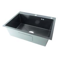 Мойка для кухни Fmark FSC6050Q, графит фото в интернет-магазине Русалия