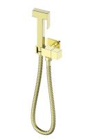 Смеситель с гигиеническим душем встраиваемый WONZON & WOGHAND, Брашированное золото (WW-88809904-BG) фото в интернет-магазине Русалия