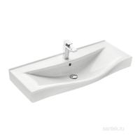 Раковина Santek Беверли 100 отверстие под смеситель 1WH302502 фото в интернет-магазине Русалия