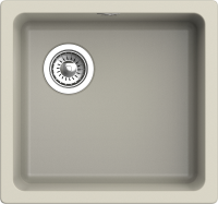 RIVELATO Мойка BERKANA 45 подст.монтаж 1-чаш 485*455 topazio арт. фото в интернет-магазине Русалия